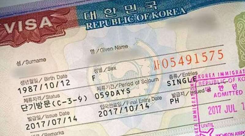 Visa du lịch Hàn Quốc